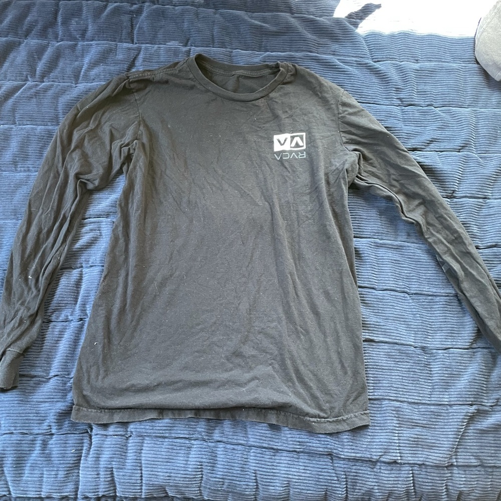 Rvca Long sleeve black tee